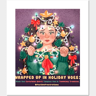 Christmas Spirit - Twinkling Troubles Posters and Art